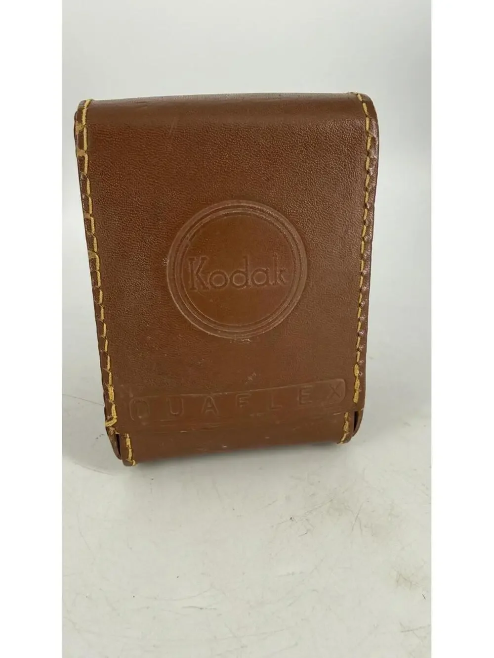 Vintage Kodak Duaflex Camera Brown Leather Case Retro Photography Collectible